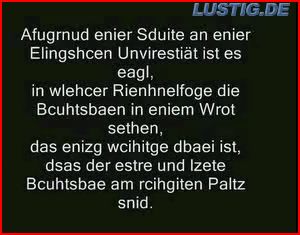 Gehirn liest